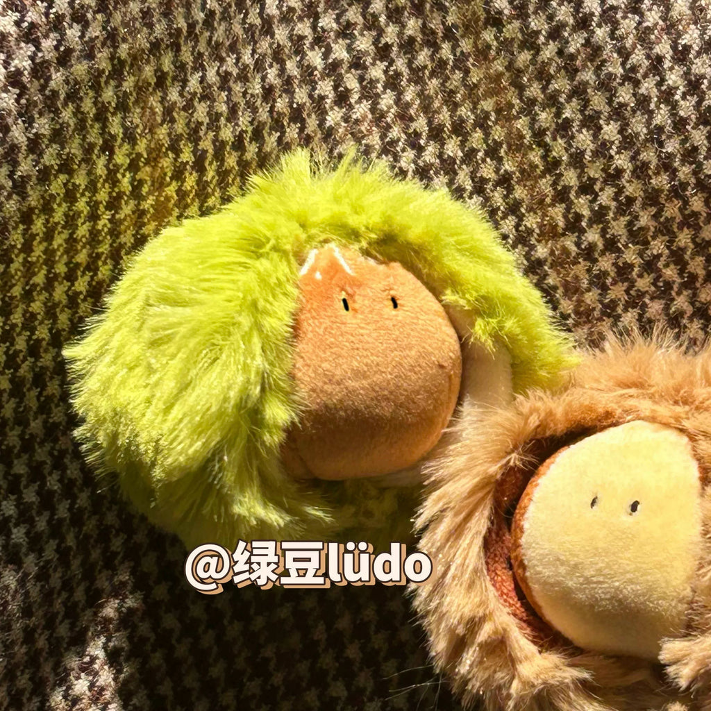 LUDO Bald Fruits Chestnut Plush Keychain - image 8