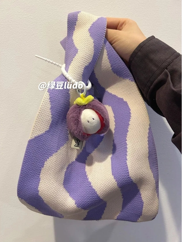 LUDO Bald Fruits Mangosteen Plush Keychain - image 3