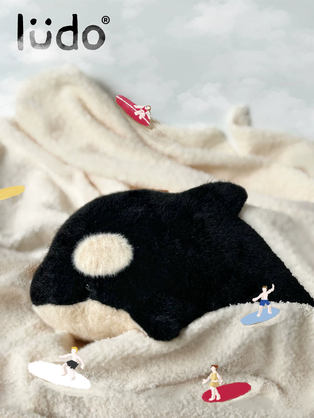 LUDO Orca Magnetic Plush Pillow - image 2