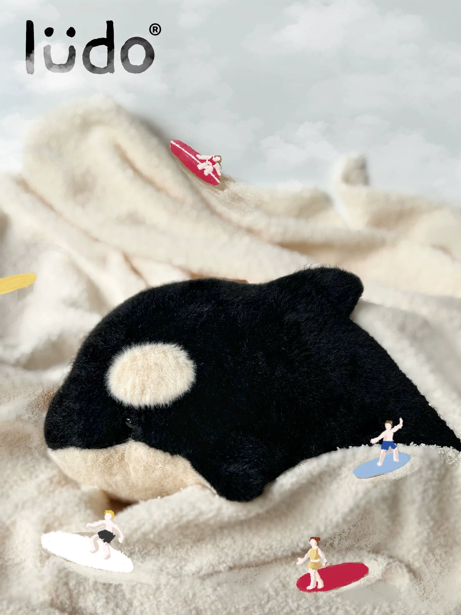 LUDO Orca Magnetic Plush Pillow - image 2