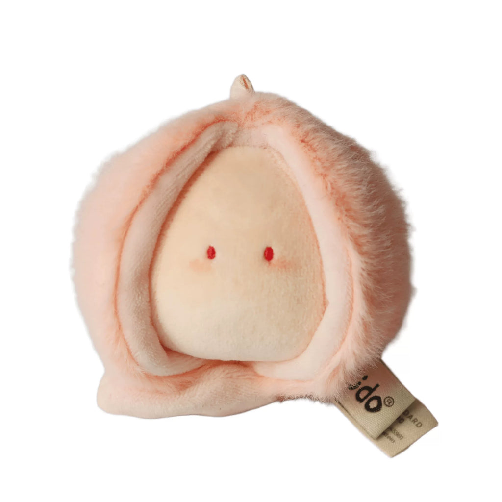 LUDO Peach & Sakura Bald Fruits Plush Keychain - image 7