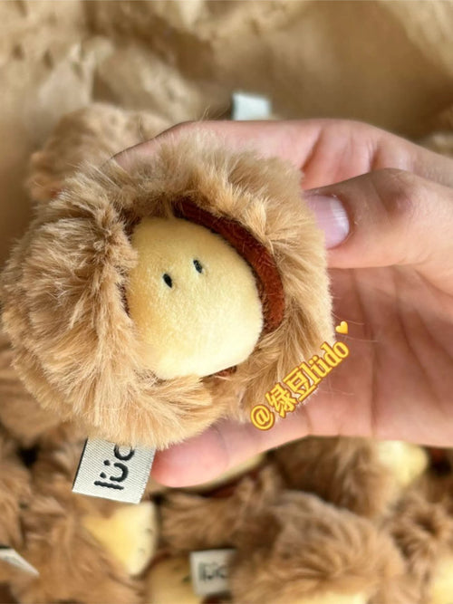 LUDO Bald Fruits Chestnut Plush Keychain - image 1