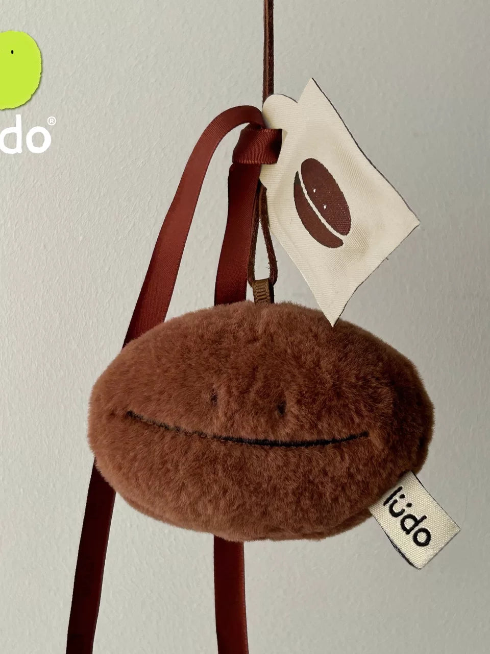 LUDO Cappuldo Scented Coffee Bean Plush Keychain - image 1