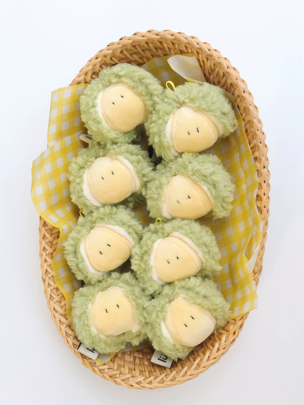 LUDO Bald Fruits Bald King Durian Plush Keychain - image 2