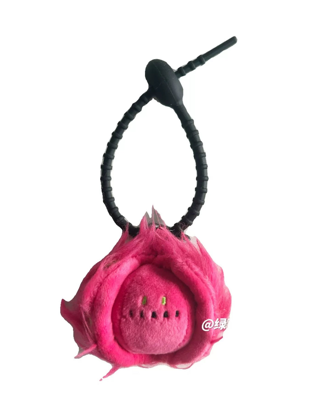 LUDO Bald Fruits White Dragon Fruit Plush Keychain - image 5
