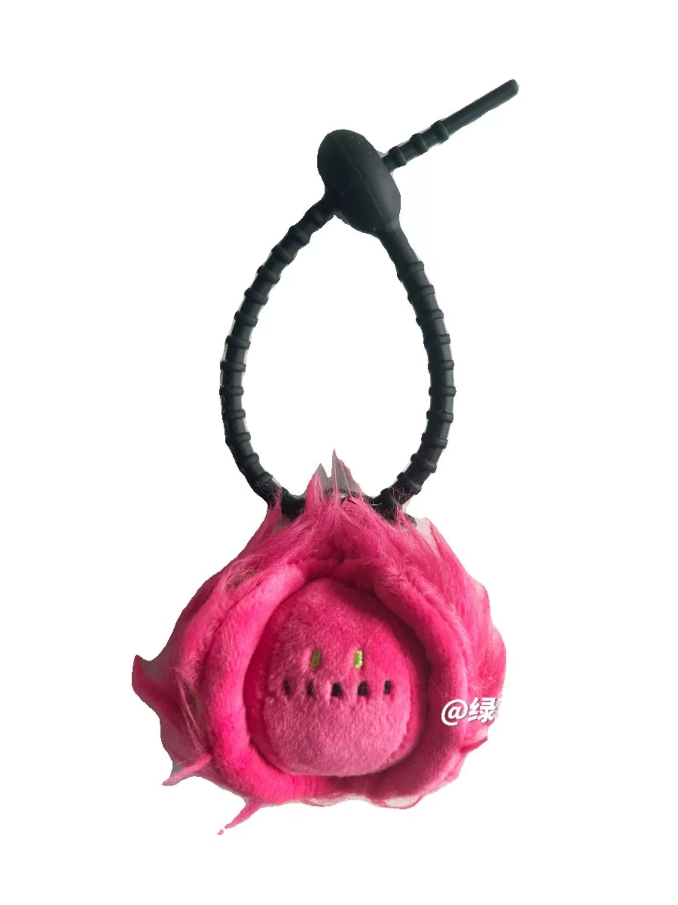 LUDO Bald Fruits White Dragon Fruit Plush Keychain - image 5