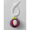 LUDO Bald Fruits Mangosteen Plush Keychain - image 7