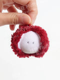 LUDO Bald Fruits Lychee Plush Keychain - image 7