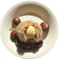 LUDO Bald Fruits Chestnut Plush Keychain - image 7